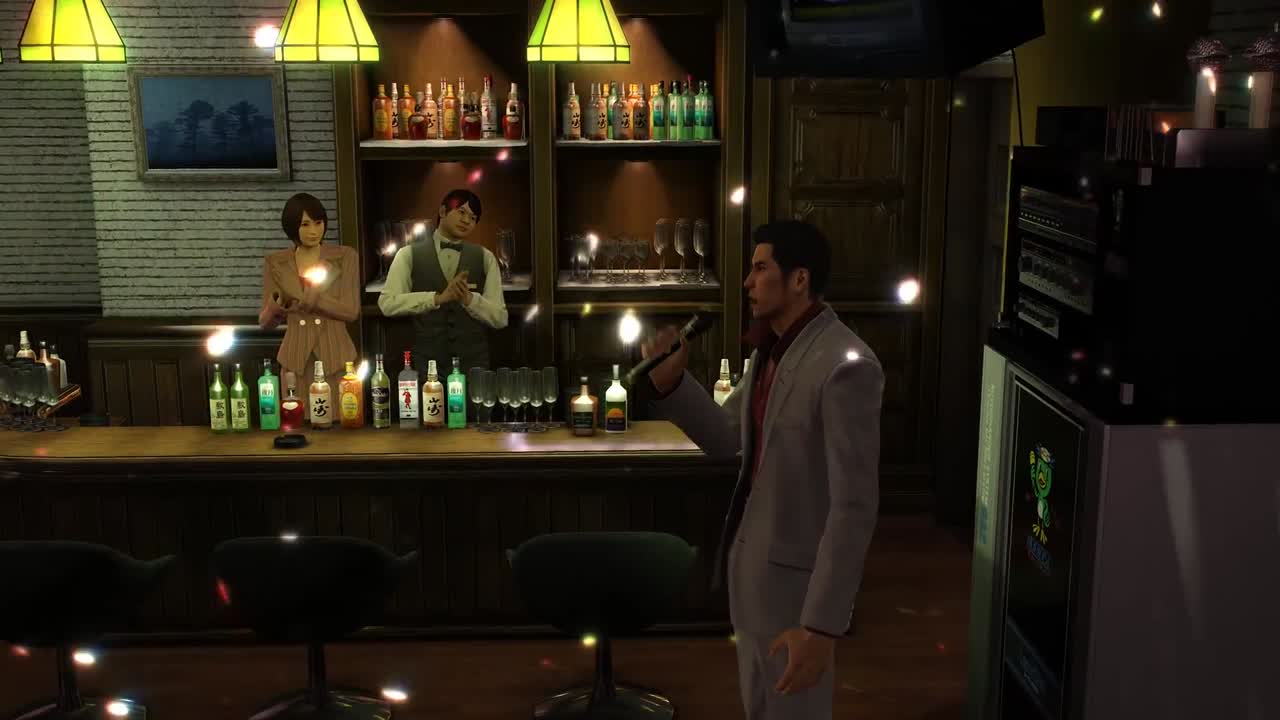 When you realize there is no Baka Mitai karaoke in Yakuza 2 Kiwami but then  you hear it in the background at the Sotenbori drug store. : r/yakuzagames